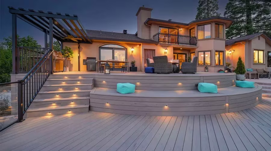 Express deck built by Stone Ridge Decking
